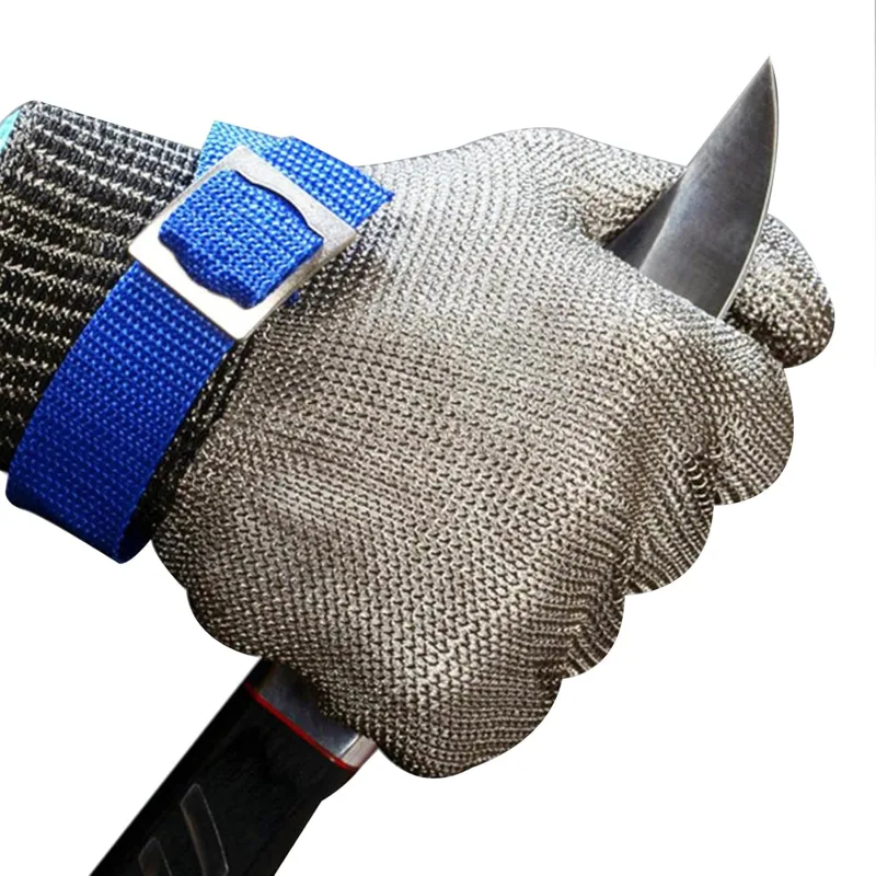 WXYZ Guantes a Prueba de Corte de la Matanza de la Cocina, Guantes de Trabajo de Trabajo Antideslizantes Protectores de Grado 5 (Size : 1pcs/XXL)