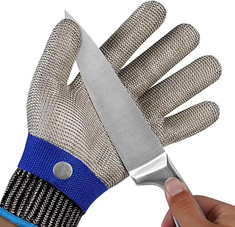 WXYZ Guantes Antideslizantes, Resistentes al Desgaste y Resistente al Desgaste, Guantes de Trabajo de Corte Protector de Clase 9, comunes for Manos a la Izquierda y Derecha