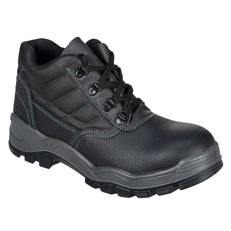 Portwest Steelite S1 Boot, Size: 43, Colour: Black, FW21BKR43
