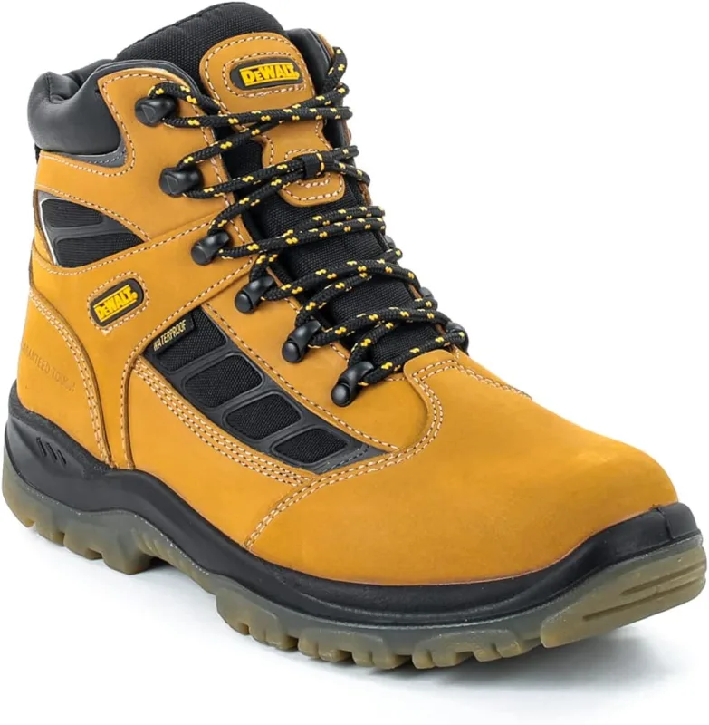 Dewalt Harwich Brown Safety Boots - Waterproof - Free Pair of DEWALT Socks