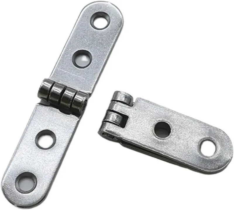 Bisagras plegables de 180 grados con tornillos for máquina de coser, puerta de armario, accesorios de herrajes for muebles, 2 unidades