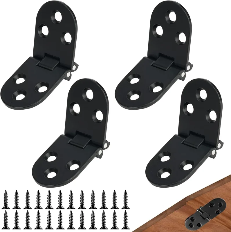 4 Pieces Stainless Steel Hinge, Hinges Hinges for Folding Tables, Folding Table