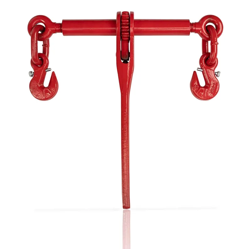 Dolezych Ratchet Tensioner with Cutter Hook for 8 mm Chain, Lashing Capacity 4000 Dan - Red