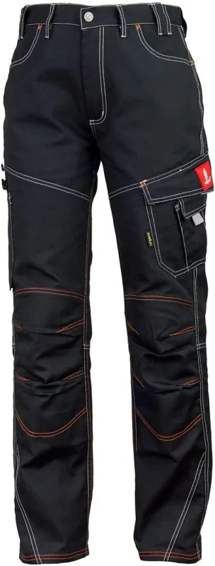 URG Urgent B Work Trousers for Men Women Professional Reinforced Trousers Protection for Installers Gardeners Mechanics Bags Lightweight Protective Clothing Black