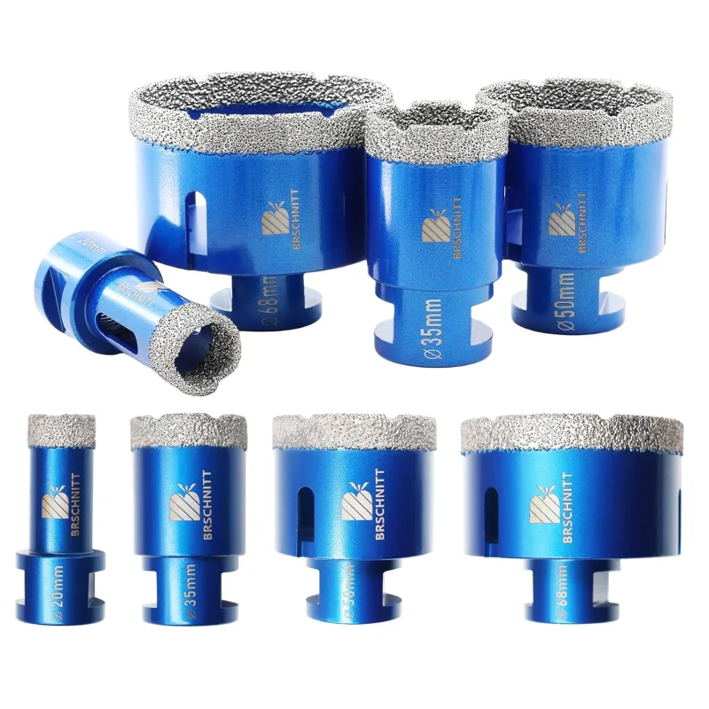 Broca Diamante Porcelanico - 4 piezas 20/35/50/68mm Corona Diamante Porcelanico para Azulejos Marmol Ceramica M14 Rosca