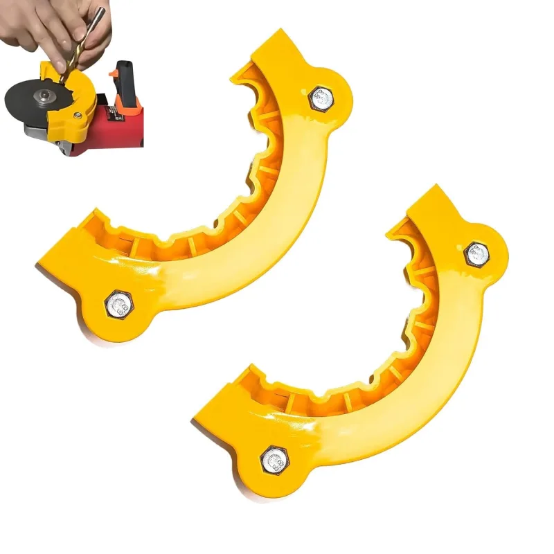 2 Pieces Drill Bit Sharpener, Multipurpose Drill Bit Sharpener Accessory, Drill Bit Sharpener, Angle Grinder Sharpening Tool, Efficient Resharpening Tool For All Bits