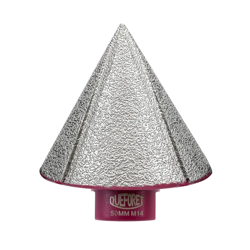 Diamond Chamfer Drill Bit 50 mm x M14 – Bevel Milling Cutter for Grinding Cutting Holes in Ceramic Porcelain Tiles Marble Granite