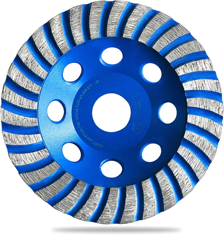 S&R Diamond cup wheel 125 x22.2 mm x24, Diamond sanding disc wheel 125 UNIVERSAL: concrete, marble, granite, stone, brick, masonry, plaster.