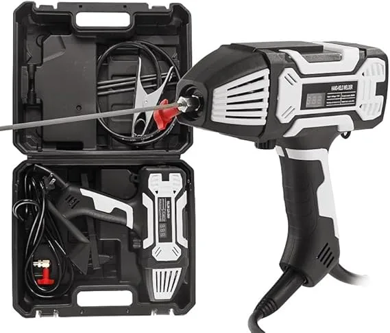 Soldador Portatil Inversor IGBT, Soldadora al Arco 20-200A Ajustable, con 10 Varillas de Soldadura, Maquina de Soldar Electrodo 1.6-3.2mm