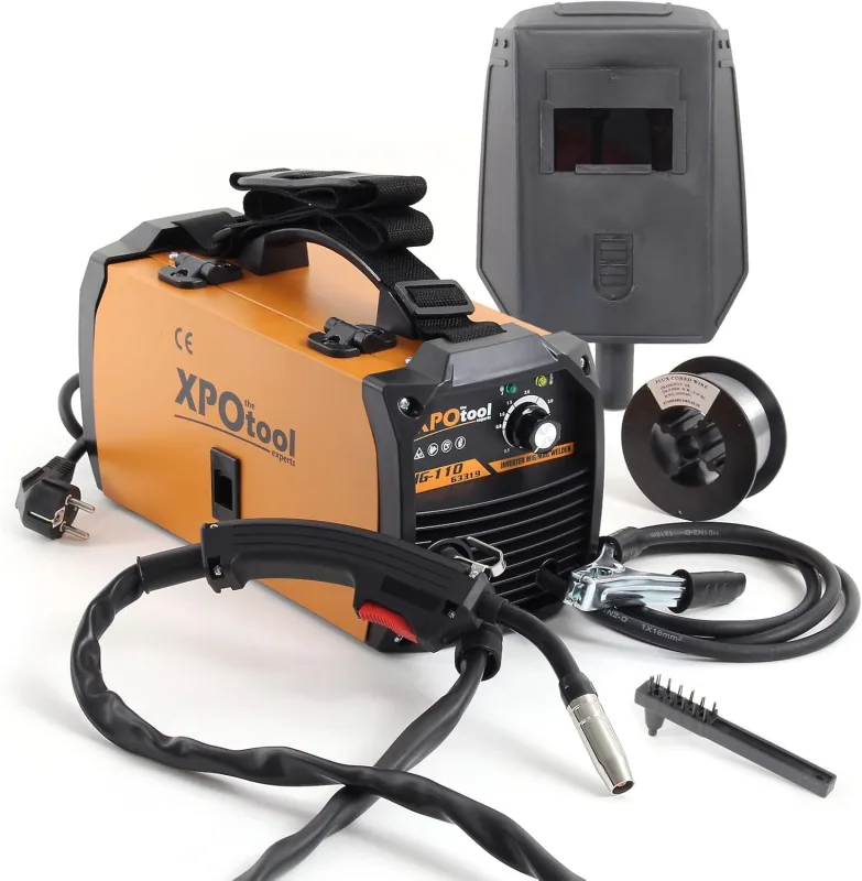 XPOtool MIG100 Flux Inverter Welder Gasless Welder Self-Protected Wire Welder with IGBT
