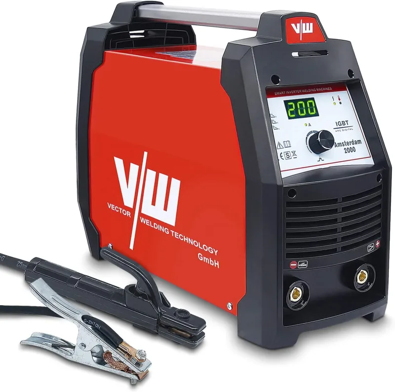 Electrode Welding Machine - Inverter Welding Machine - Electrode Inverter - ARC Welding Machine - Entry Level Device | 200A - MMA - ARC Amsterdam 2200 by Vector Welding