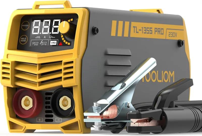 TOOLIOM 135 Amp Welder 230V Welder MMA Stick DC Inverter Welder Welder with Hot Start Arcforce and Non-Stick Portable Welding Machine