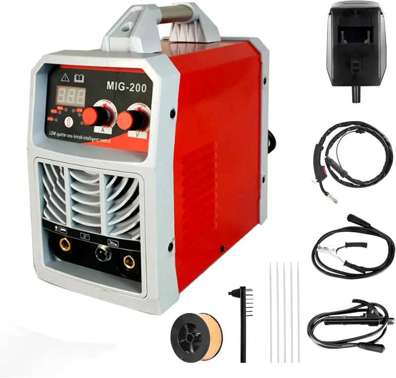 3 in 1 Welding, Multifunctional 200A Core Line MIG Welding Machine with Color LCD Display, IGBT Inverter for MIG/MMA/TIG Lift Welding