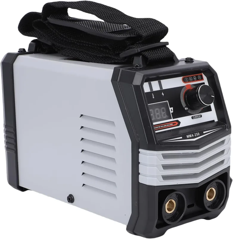 Asixxsix IGBT 120A Inverter Welder, Portable MMA Welding Machine with Digital Display, with Multiple Ventilation and Multiple Protection Functions for Electrodes of 1.0-5.0 (Standard