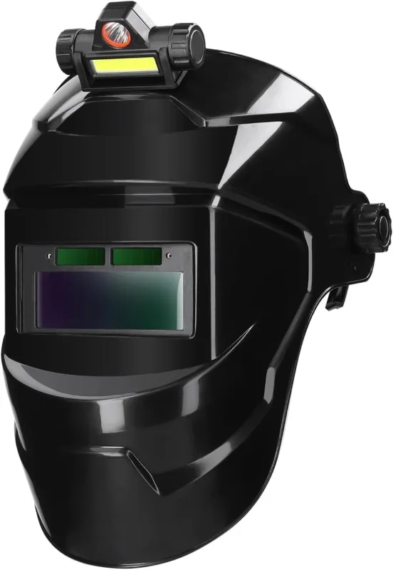 Weytoll Careta Soldar Automatica, Máscara de Soldadura con Oscurecimiento Automático, Gran Vista, Color Verdadero, Resistente a Altas Temperaturas de 130 ℃ para Soldadura por Arco, Esmerilado y Corte