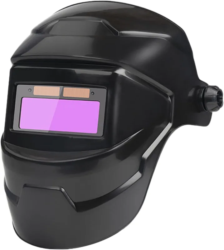 Solar Welding Helmet, LED Auto Darkening Hood with Wide Shade Range Adjustable 4/9-13 for Mig/Tig/Arc/Arc Welding/WElder MAsk/Plasma Cutting