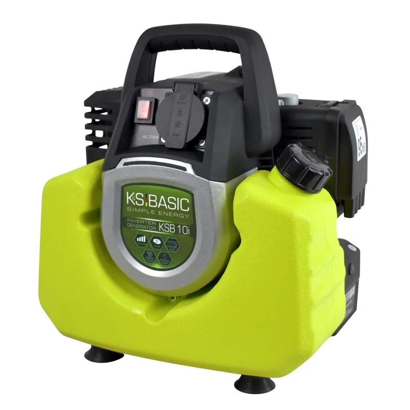 K&S BASIC KSB 10i, Inverter Generator 1000 W, Electronic Electric Power Conversion, Emergency Generator for Sensitive Consumers, Euro 5, IP23M Protection