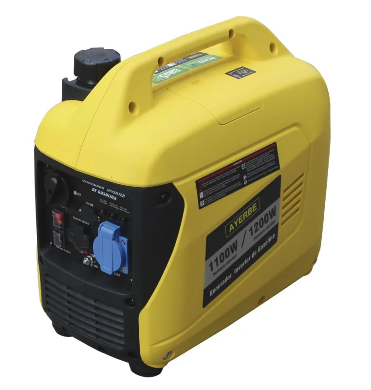AY-1400 KT Gasoline Inverter Generator 1200 W Silent 59 dB with Kiotsu Motor for Portable Use and Sensitive Electronics - Maestro Ferretero