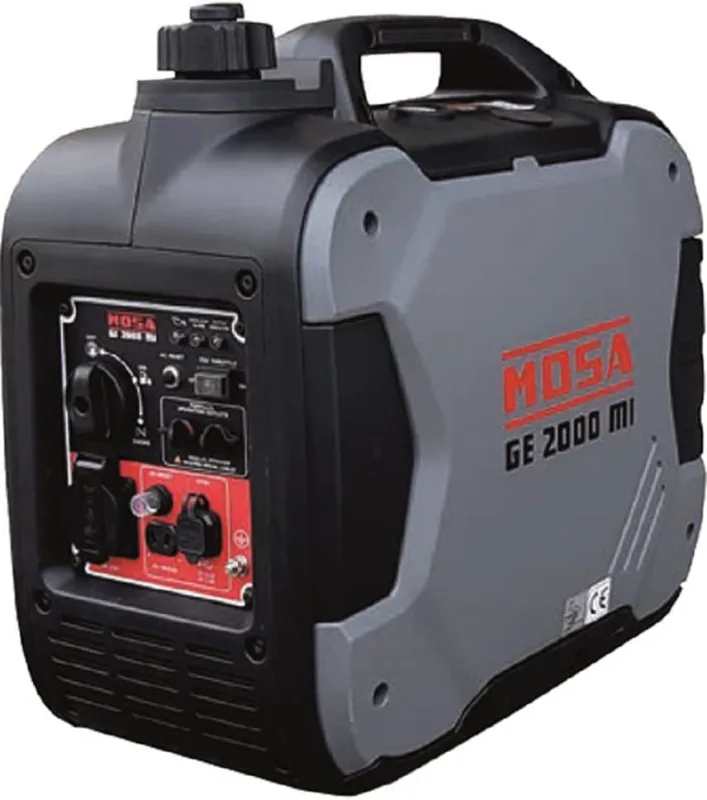 Mosa GE 2000 MI Gasoline Inverter Generator Grey
