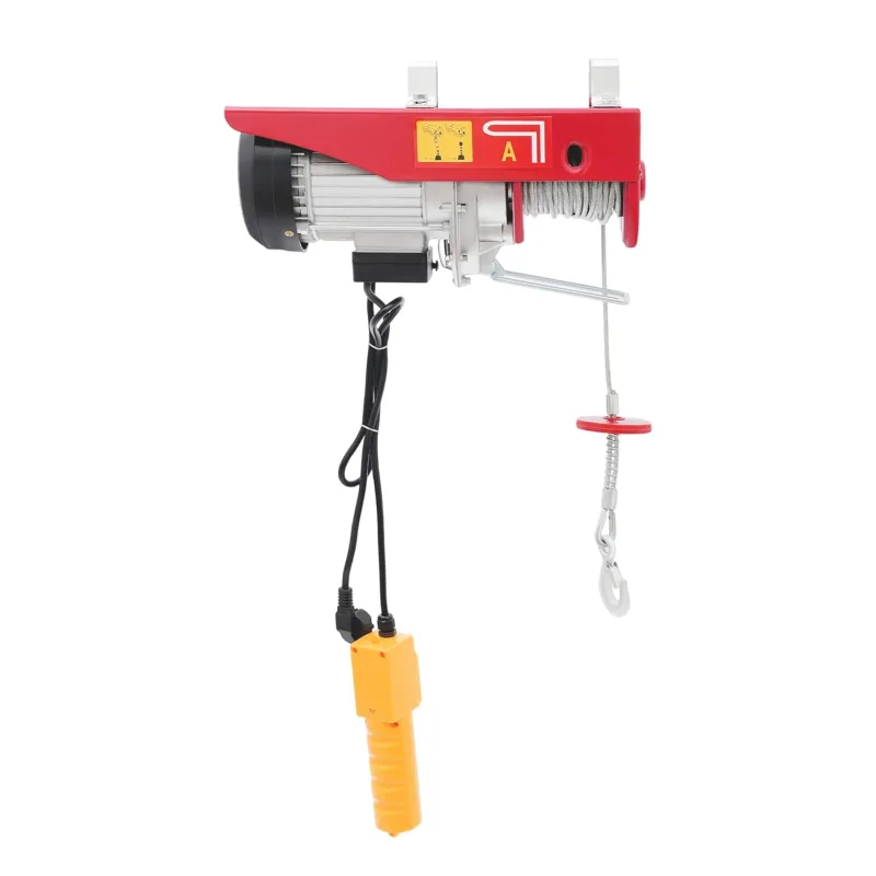 1300W electric winch, 800kg lifting capacity, electric hoist, 12m lifting height, 10m/min pulley, electric pulley, chain hoist
