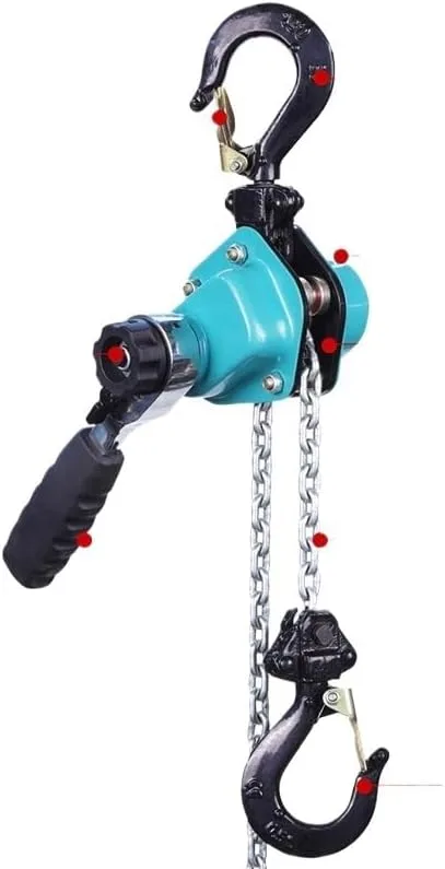 Montacargas eléctrico Polipasto de Palanca con Cadena, 250 kg, 500 kg, 750 kg, 1,5 m, 3 m, Gancho de polipasto Manual. Cabrestante Eléctrico(0.25T-3M)