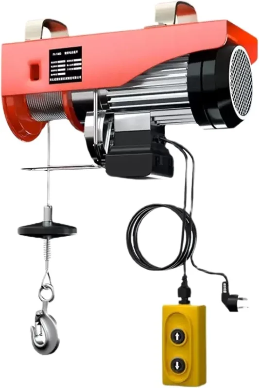Polipasto Eléctrico Polipasto eléctrico de Cuerda Alambre, cabrestante para Garaje, para el hogar, ático, Taller, polipasto Techo Cabrestante Elevador(PA200)