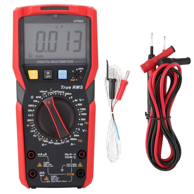 UT89X/UT89XD Digital Multimeter with NVC Measurement and Temperature Test (UT89X)