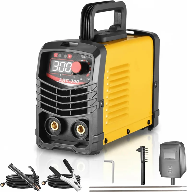 Soldador Inverter,Aomdom Profesional 300A MMA Maquina Soldar ARC IGBT Soldador de ARCO 220 V Máquina de Soldar Digital LCD Soldador Electrodo Portatil Grupo de Soldar