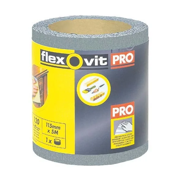 Rollo de lija pro gr 240 flexovit