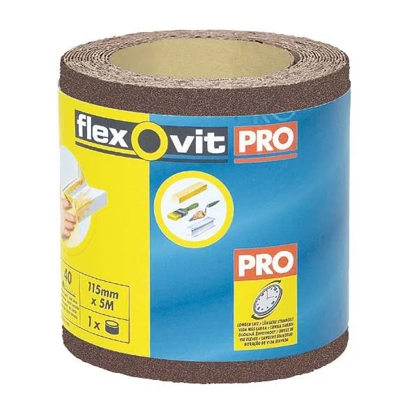 Rollo de lija pro gr 80 flexovit