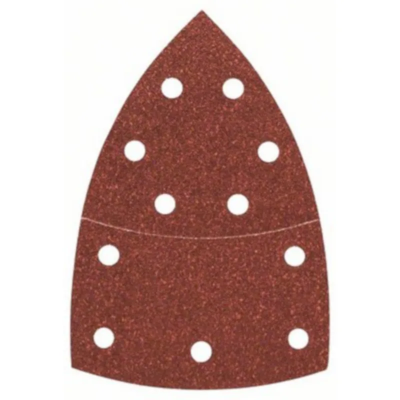 Estuche 10 hojas de lija madera grano 80 bosch