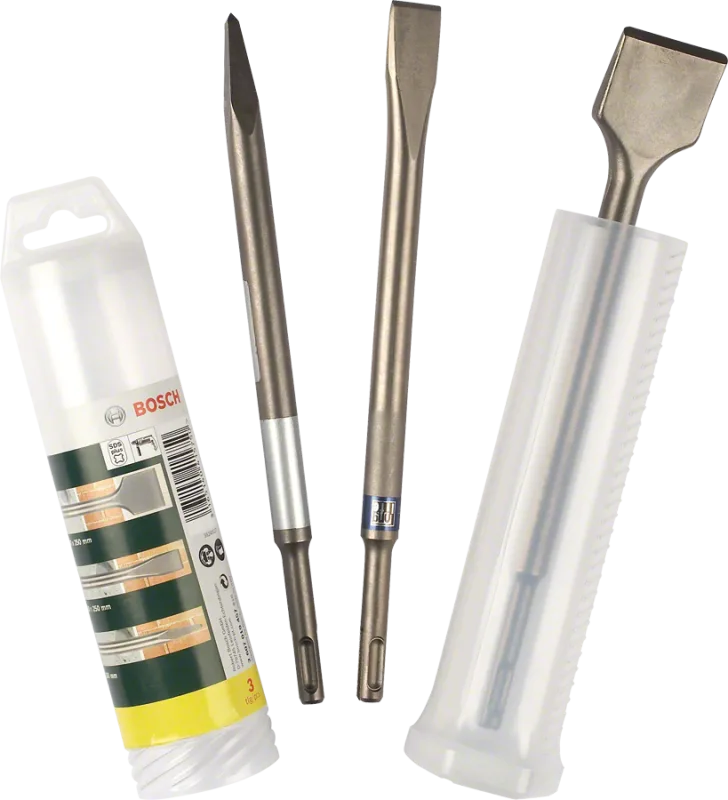 Set de 3 cinceles sds+ bosch