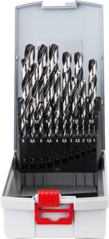 Set de 25 brocas hss pointteq bosch