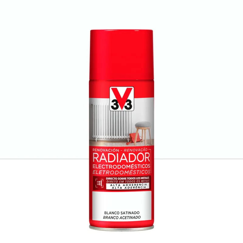 Pintura en spray para emisores térmicos y electrodomésticos blanco 400 ml