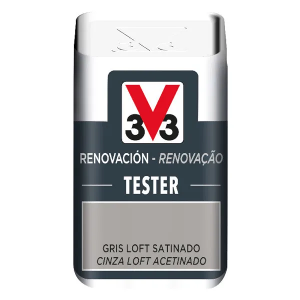 Pintura renovación v33 gris loft satinada 50ml