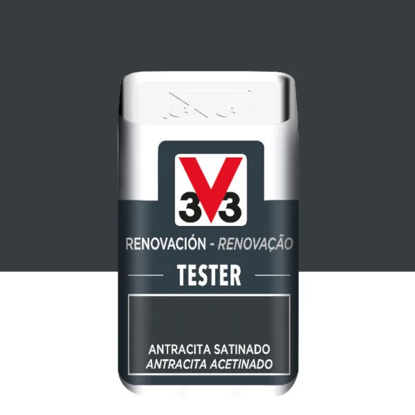 Pintura renovación v33 antracita satinada 50ml
