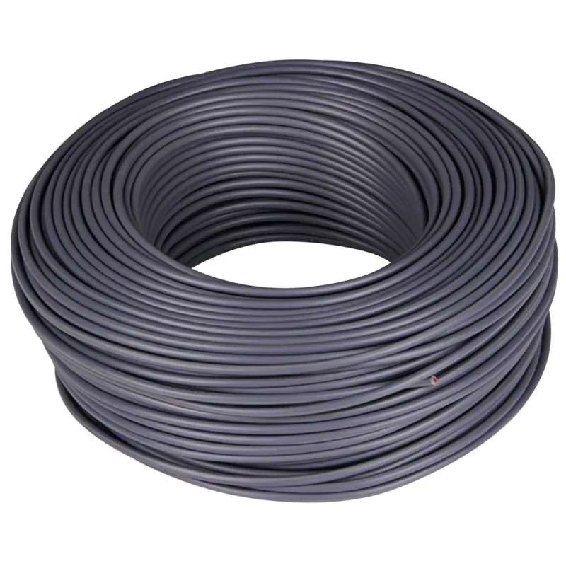 Cable h07v-k 1x2,5 - 100 m gris
