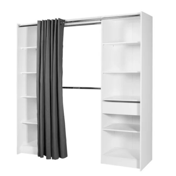Kit interior armario eklips 200x200x48 cm blanco