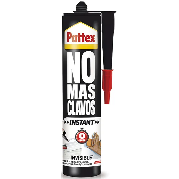 Adhesivo de montaje no mas clavos invisible pattex 310 g