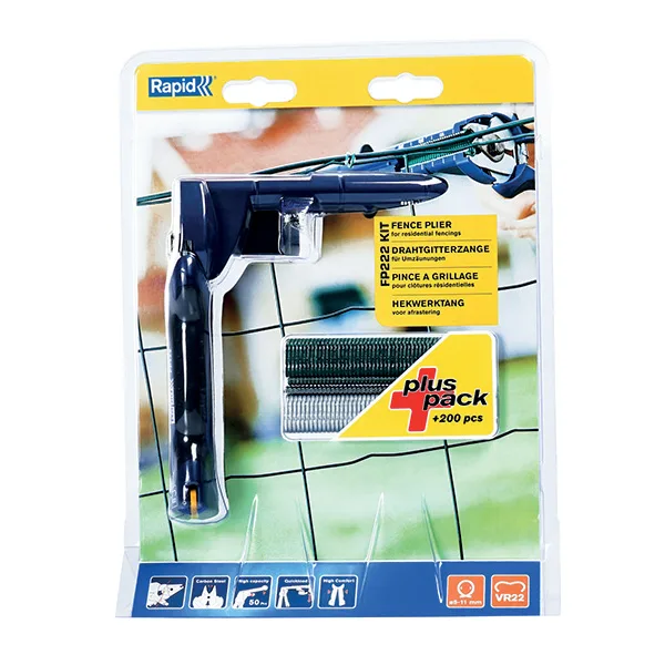 Tenazas para mallas y cercas rapid fp222