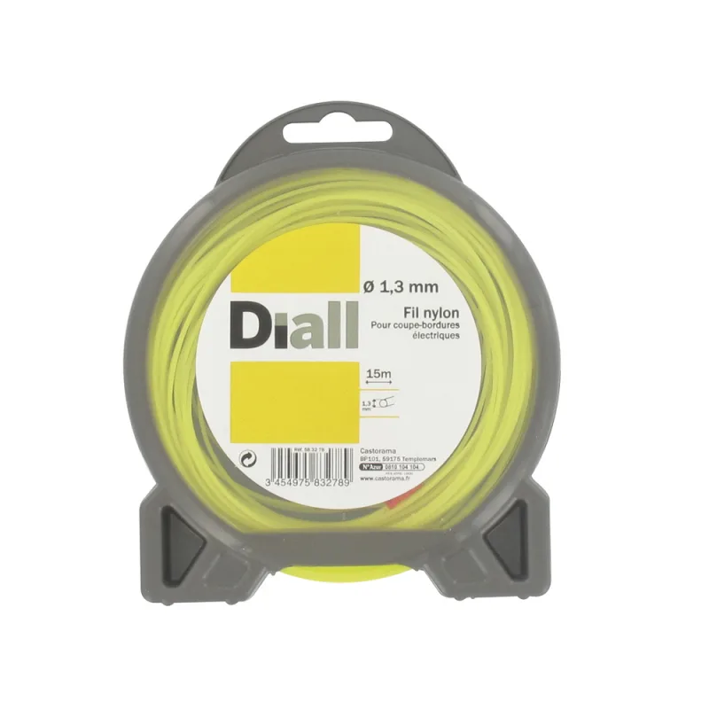 Hilo de nylon redondo ø 1,3 mm x 15 m diall
