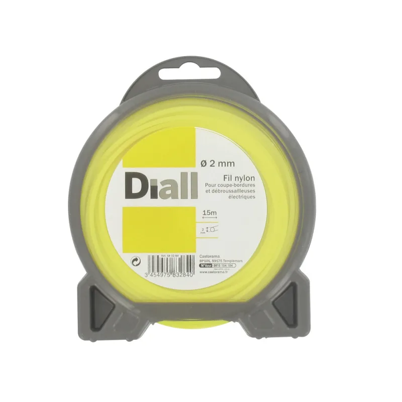 Hilo de nylon redondo ø 2 mm x 15 m diall