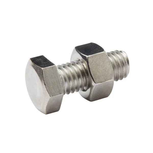 Perno y tuerca hexagonal 8x20 mm 10 uds