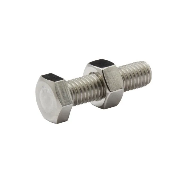 Perno y tuerca hexagonal 8x30 mm 10 uds