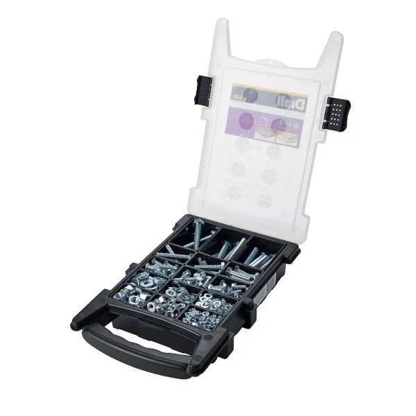 Juego de tornillos métricos hex diall 500 uds