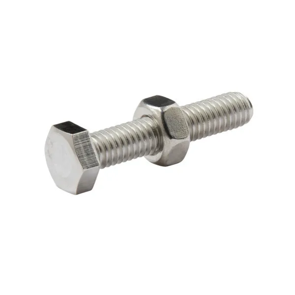 Perno y tuerca hexagonal 6x30 mm 10 uds