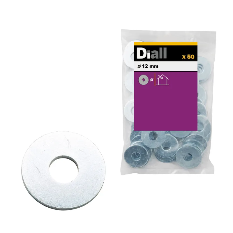Arandela ancha m12 diall 50 uds