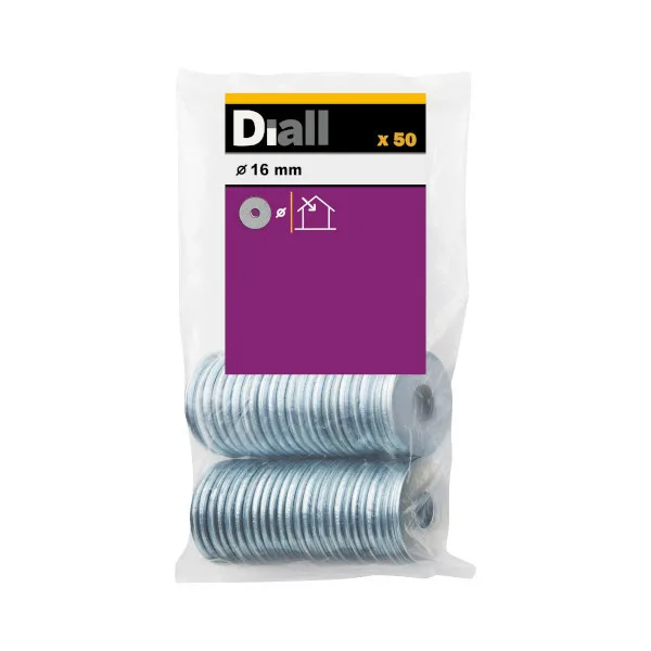 Arandela ancha m16 diall 50 uds