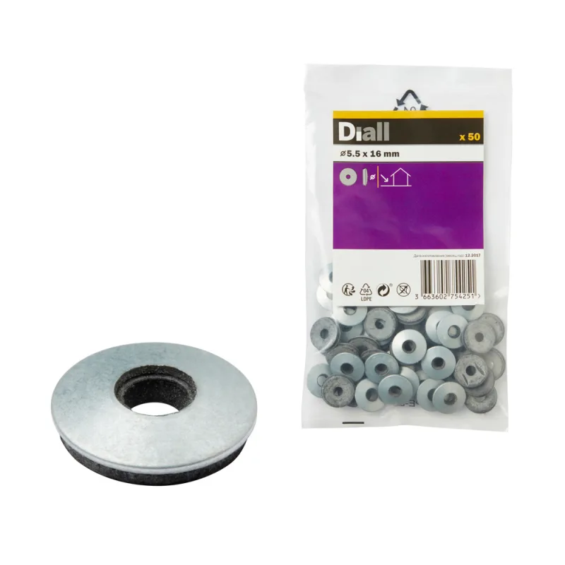 Arandela estanqueidad m5,5 diall 50 uds