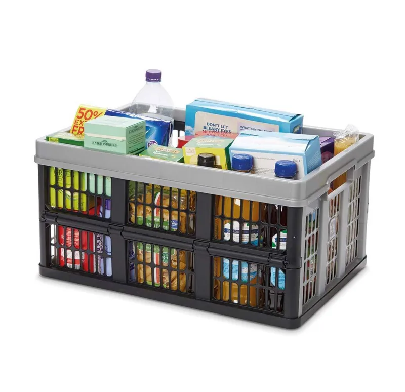 Caja plegable stuva negro 45 l